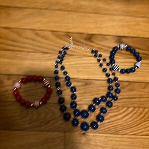 Necklace and bracelets